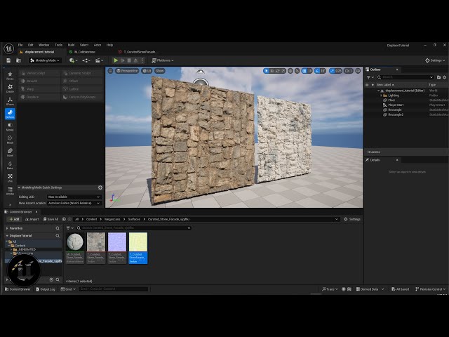 Displacement Map | Unreal Engine 5.4 Tutorial