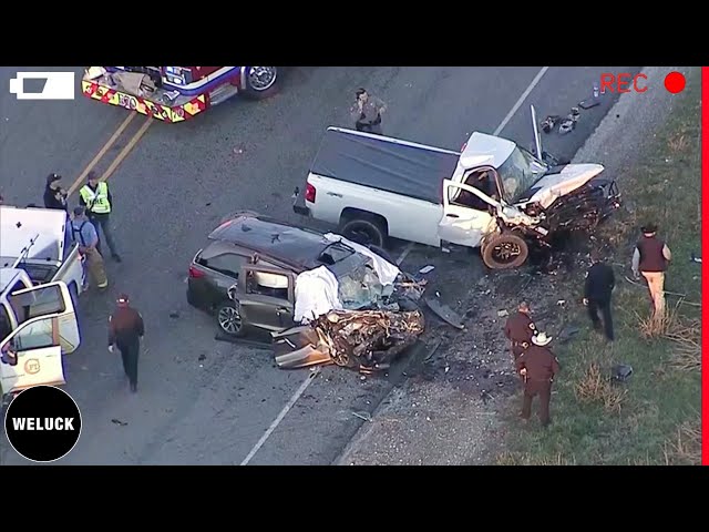 250 Tragic Moments! Car Crashes by Bad Driver Going Opposite Direction | Idiots in Cars!