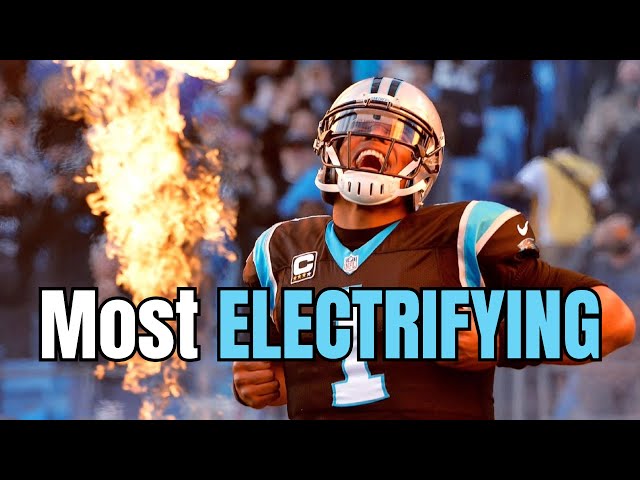 Cam Newton was absolutely ELECTRFYING