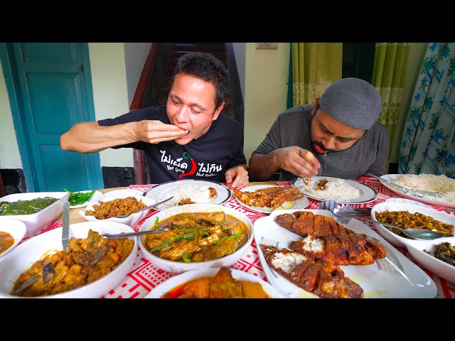 16 Hours Eating Fish!! EXTREME BANGLADESHI FOOD - Market Tour + Home Cooking in Bangladesh!!