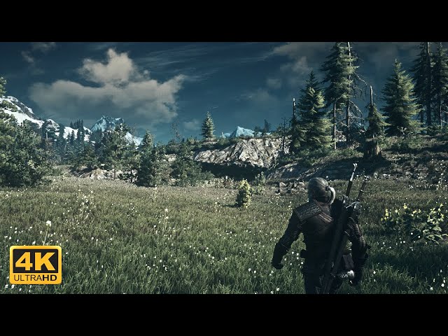 The Witcher 3 Debut Trailer Reshade | 4K | Old Gen