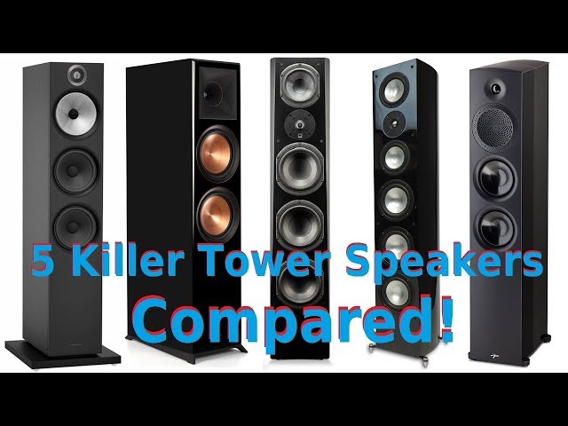 Klipsch, B&W, SVS, RBH Sound & Paradigm $2k Tower Speakers Compared