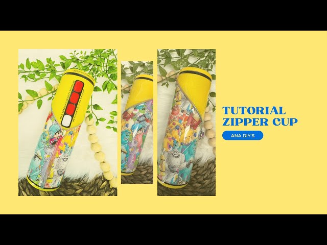 Zipper tumbler cup
