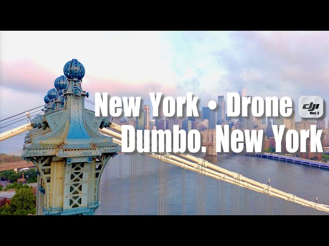 【NYC Drone】New York Panorama/djimini3,Dumbo-01,Manhattan Bridge/Brooklyn Bridge/Lower Manhattan 4K