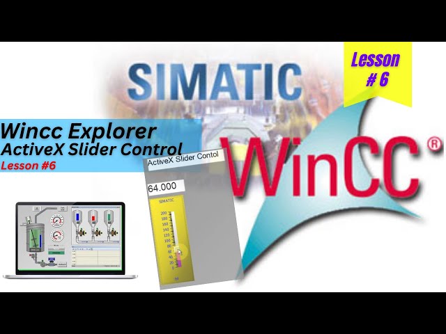 WINCC I explorer training session || how to use activeX Slider Control || session #6