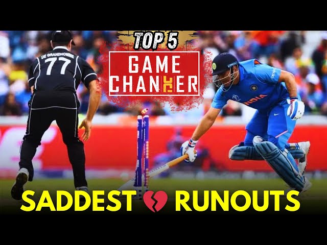 Top 5 Saddest Runouts in World Cup History | Dhoni Cried in 2019