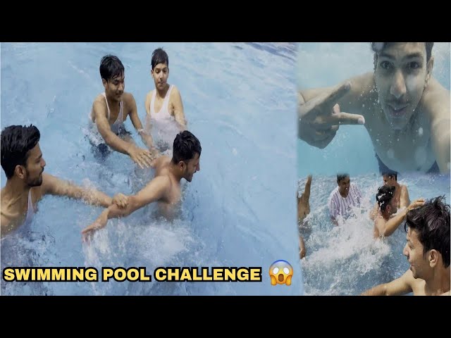 Swimming Pool Challenge 🔥 Living In Swimming Pool For 24 Hours