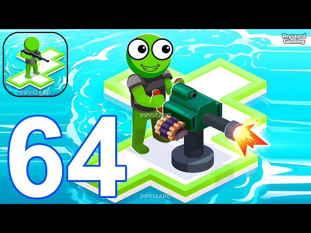 War of Rafts: Crazy Sea Battle - Gameplay Walkthrough Part 64 Stickman Raft War (Android,iOS)