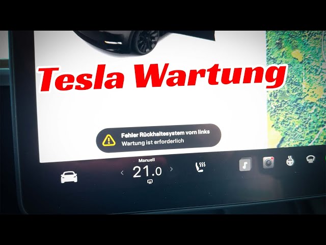 Neues Tesla Model Y - Fehler, Wartung erforderlich 😱