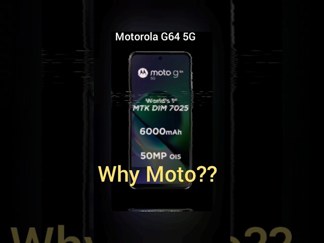 Don't Buy Motorola G64 : 4 Big Problems ❌