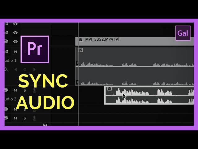 How to Auto Sync Audio with Video in Adobe Premiere Pro CC