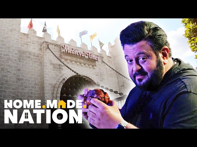 Go Inside the 1st Ever Medieval Times (S1) | Adam Eats the 80s | Home.Made.Nation