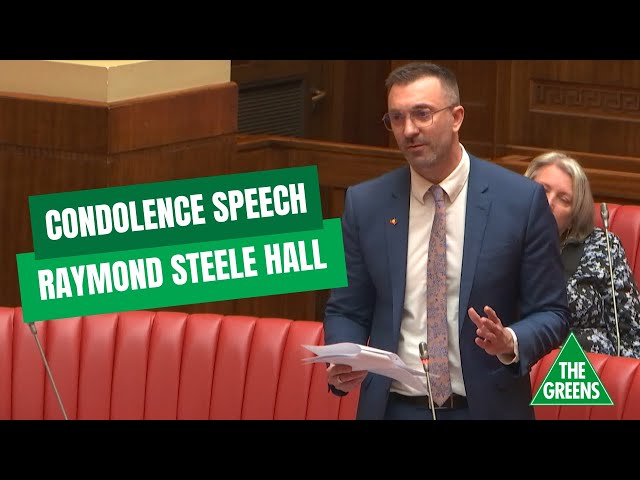 Condolence Motion: Steele Hall