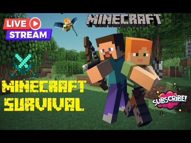 Minecraft Survival live Stream