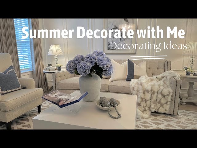 Modern Glam Decorating Ideas| Summer Decorate with Me Part One
