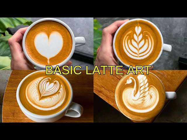 10 Basic latte art Designs for beginner baristas (2024)