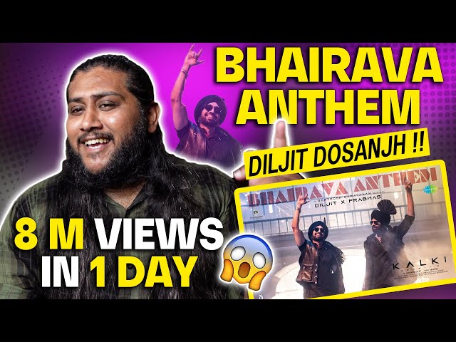 Bhairava Anthem - Kalki 2898 AD Reaction & Review | Diljit Dosanjh | Prabhas | Pakistani Reacts