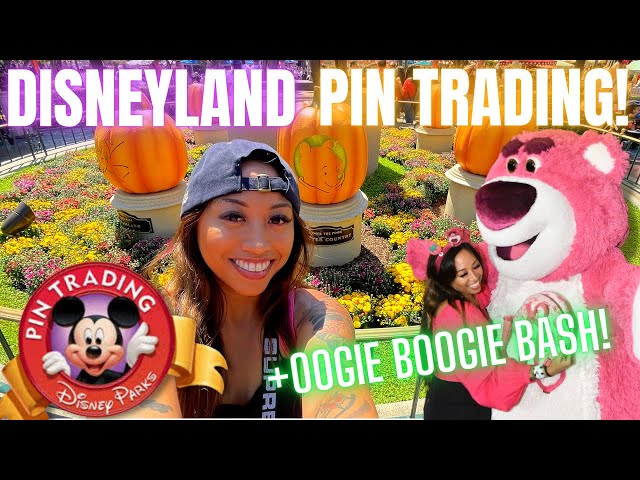 🎃Disneyland Pin Trading Adventures!|Oogie Boogie Bash👻