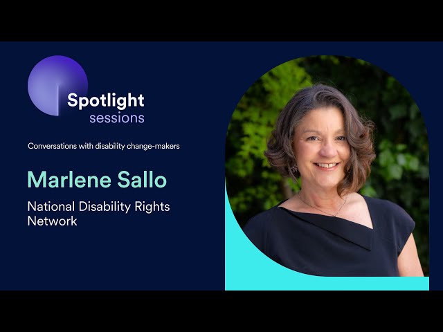Marlene Sallo of the National Disability Rights Network (NDRN) | accessiBe's Spotlight Sessions