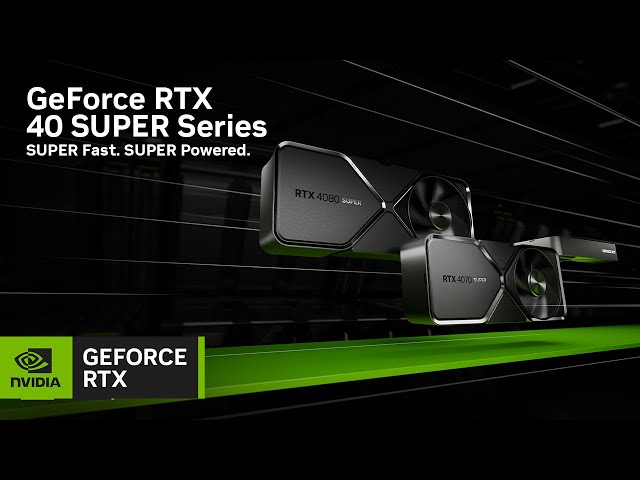 GeForce RTX 40 SUPER シリーズ グラフィックス カード | さらに速く、さらにパワフル
