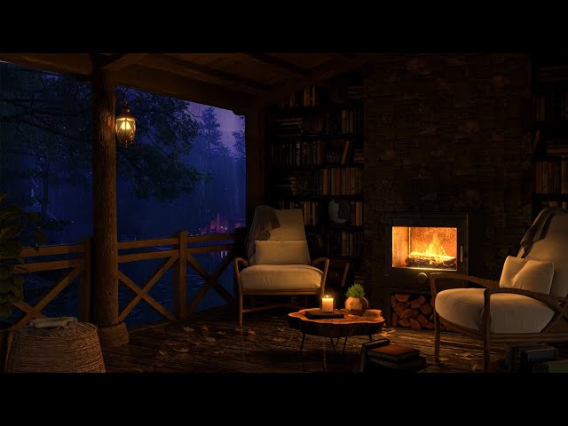 Jazz Relaxing Music for Unwind at Cozy Reading Nook 📚 Soft Jazz with Relaxing Melody & Rain Sounds