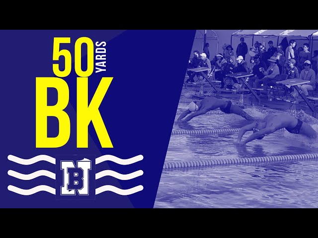 Don 50y Backstroke, Newark Bluefins Time Trials 2023