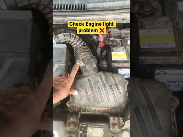 Check Engine light कैसे हटाये ✅ #carcraze #car #beat #chevrolet #chevroletbeat