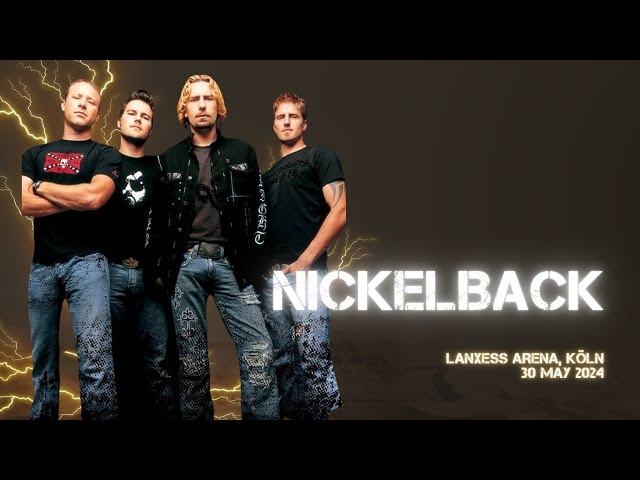 Nickelback - Get Rollin’ tour 2024, concert in Lanxess-Arena Köln Germany, 30.05.2024
