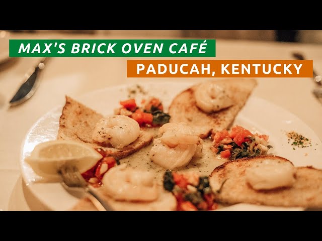 Most Eclectic Kentucky Cuisine at Max's Brick Oven Café || Best Restaurants in Paducah, Kentucky