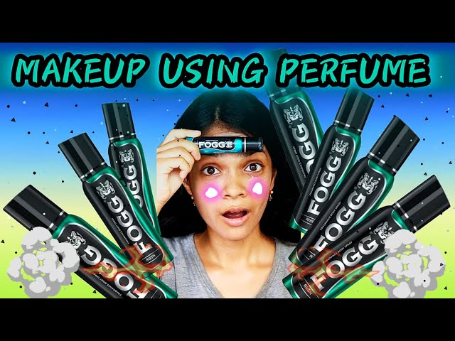 Makeup using Perfume 😱🤯 ll funny makeup challenge 🤣ll ALSI YT ll