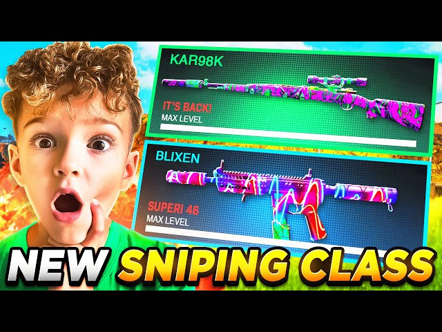 NEW KAR98K AND SUPERI 46 🎯 BEST SNIPING CLASS IN WARZONE