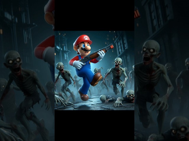 Mario are very dangerous zombies #mario #nintendocharacter #luigi #supermario #bowser #mariobros