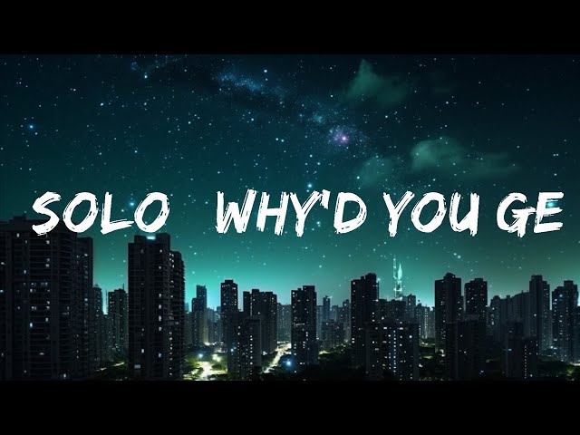 Myles Smith - Solo | Why'd you get me so high to leave me so low to leave me solo 15p lyrics/letra