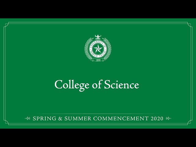 Science | UNT Commencement August 2020