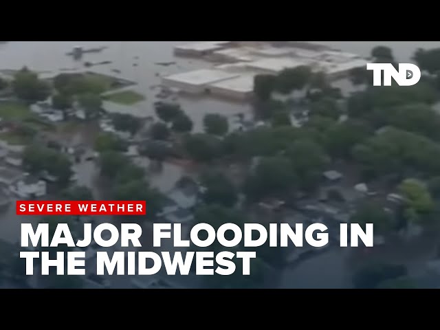 Devastating floods impact the Midwest as brutal heat wave continues