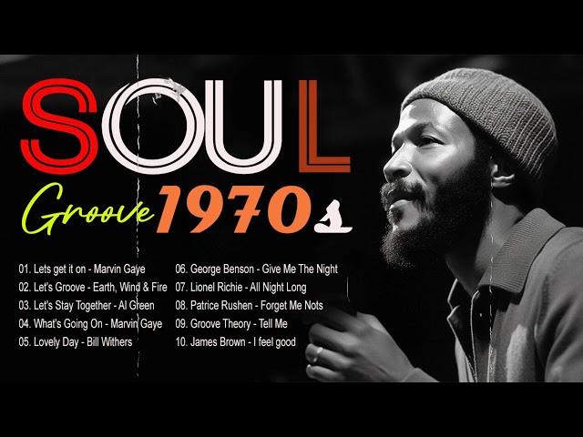 Marvin Gaye, Barry White,Al Green, Luther Vandross , Aretha Franklin  - 60's 70's RnB Soul Groove