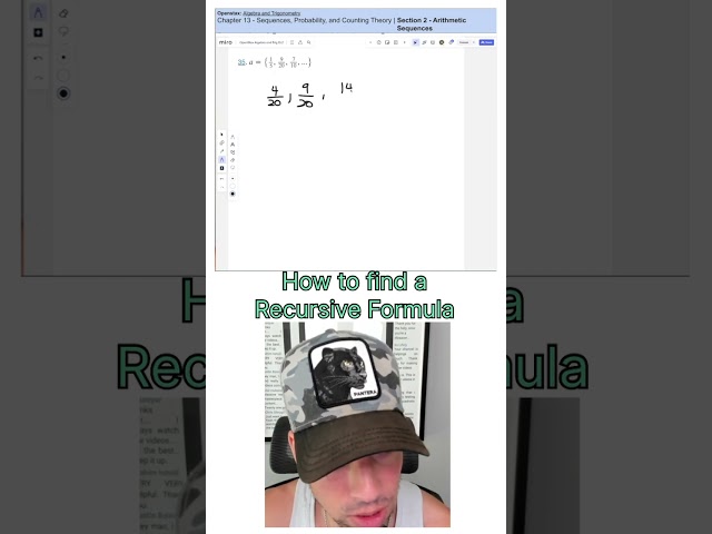 How to Find a Recursive Formula