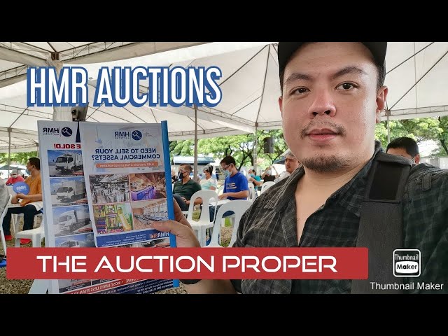 HMR Auctions - the Auction proper