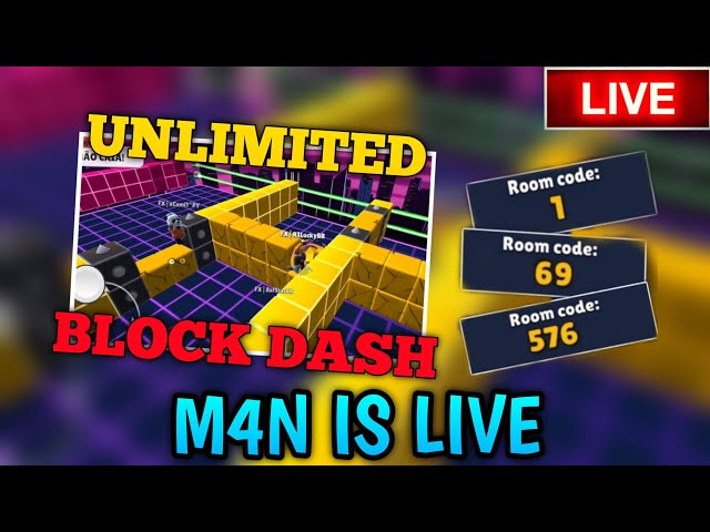 Unlimited Block Dash Code | Stumble Guys Live Stream