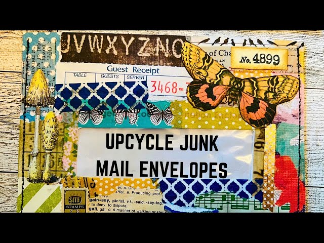 JUNK MAIL Envelope Windows Ideas| UPCYCLE Junk Mail Envelopes (EASY)