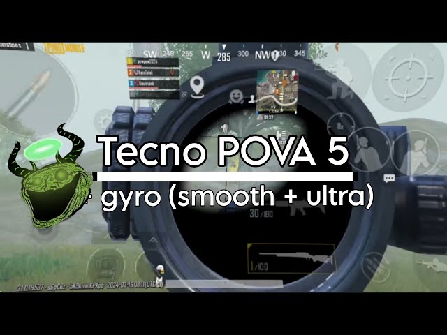 Tecno POVA 5 pubg test? | gyro no delay (smooth+ultra)