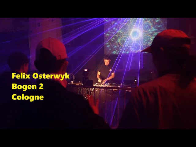 Felix Osterwyk @ Bogen 2 - Techno DJ Set - Multi Cam