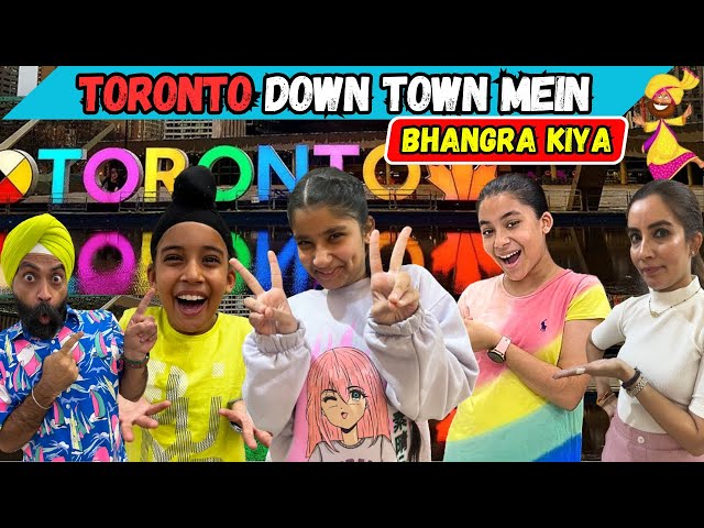 Toronto Down Town Mein Bhangra Kiya | RS 1313 VLOGS | Ramneek Singh 1313