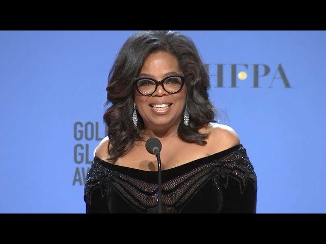 Oprah Winfrey Backstage at 2018 Golden Globes -- Watch Her Full Interview