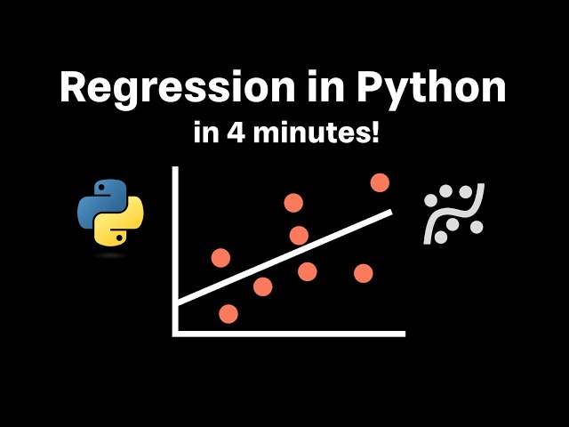 Python Regression Made Easy: Master it in Just 4 Minutes!