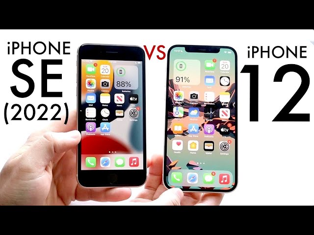 iPhone 12 Vs iPhone SE (2022) In 2023! (Comparison) (Review)