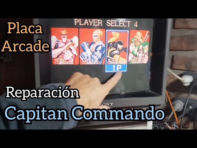 Capitan Commando Reparacion Sonido!