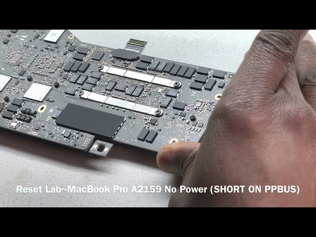 MacBook Pro A2159 No Power repairs (PPBUS issues)