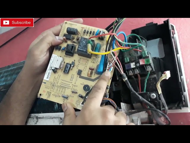 How To Replace AC Indoor Unit Blower Motor Capacitor In English // AC Indoor Unit Fan Capacitor
