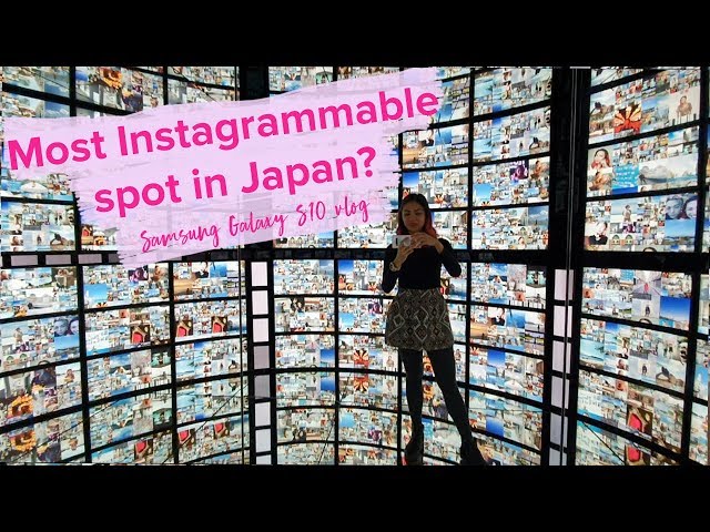 Samsung Harajuku Japan Galaxy S10 vlog: IG-worthy infinity room + Japan gadget finds